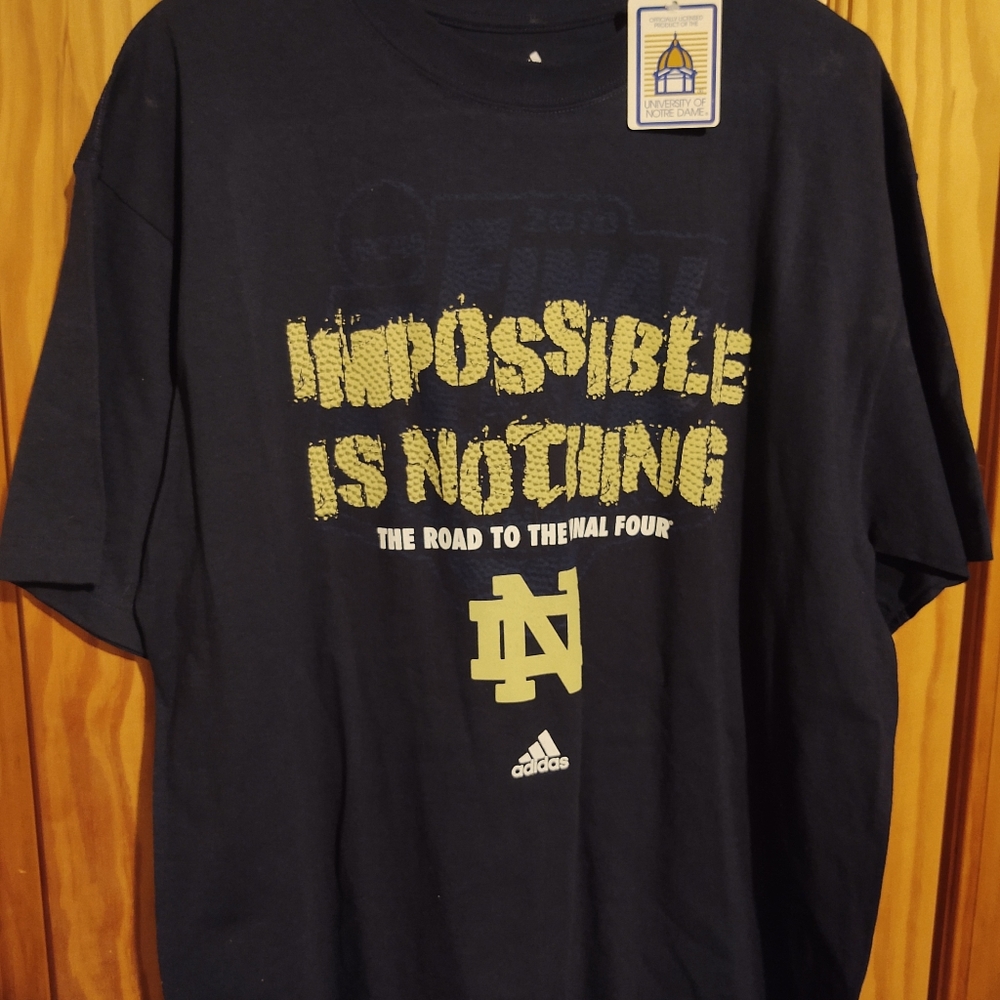 Notre Dame Final Four Basketball Adidas T-Shirt